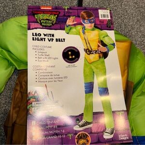 Ninja Turtles ( TMNT ) Leo Costume with Light-Up Belt